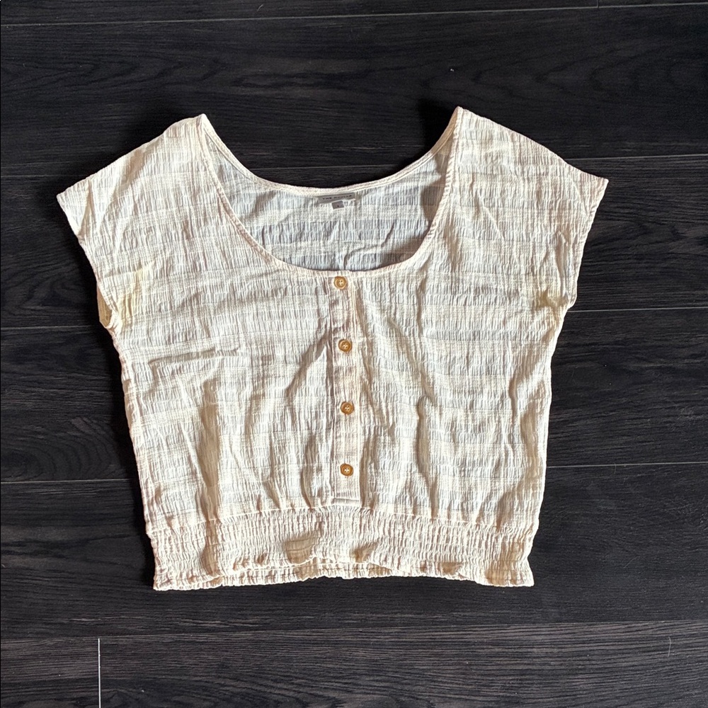 Cream cream Women's Top